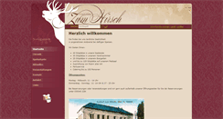 Desktop Screenshot of gaststaette-zum-hirsch.de